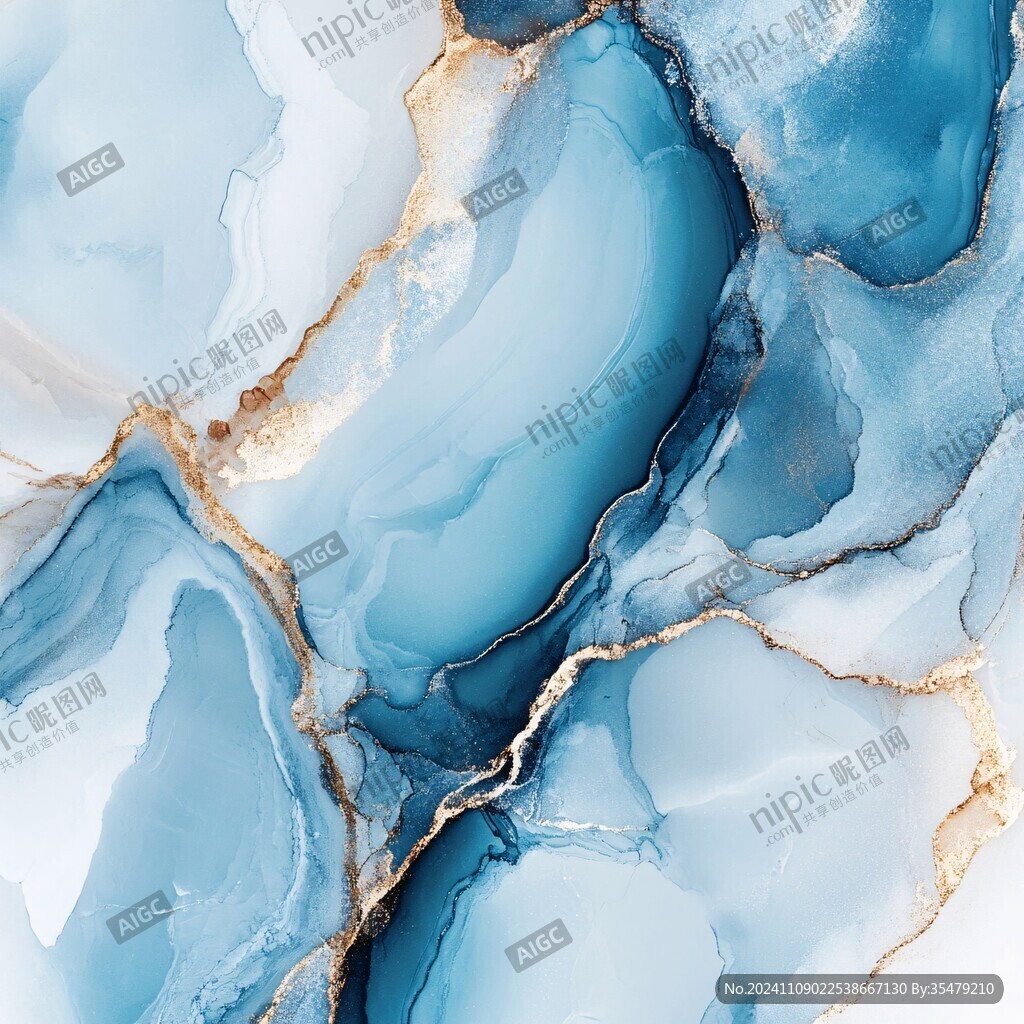 蓝色玛瑙石艺术背景