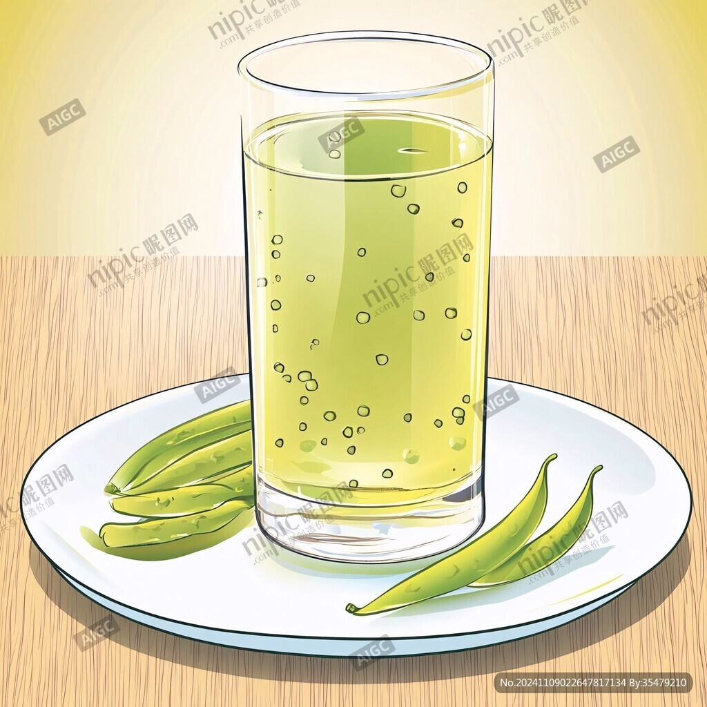 手绘甘蔗汁