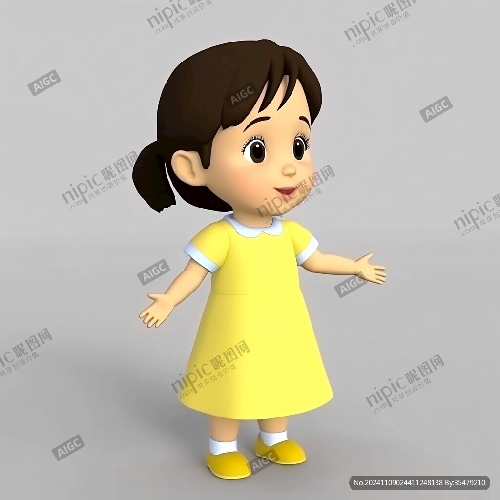 男孩女孩人物模型