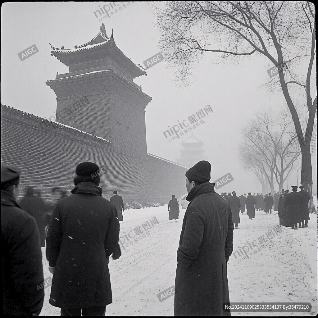 雪中城楼