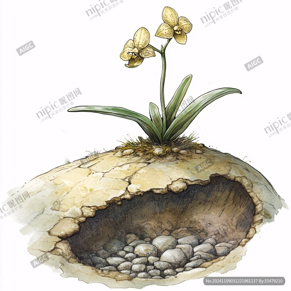 插画落地生根