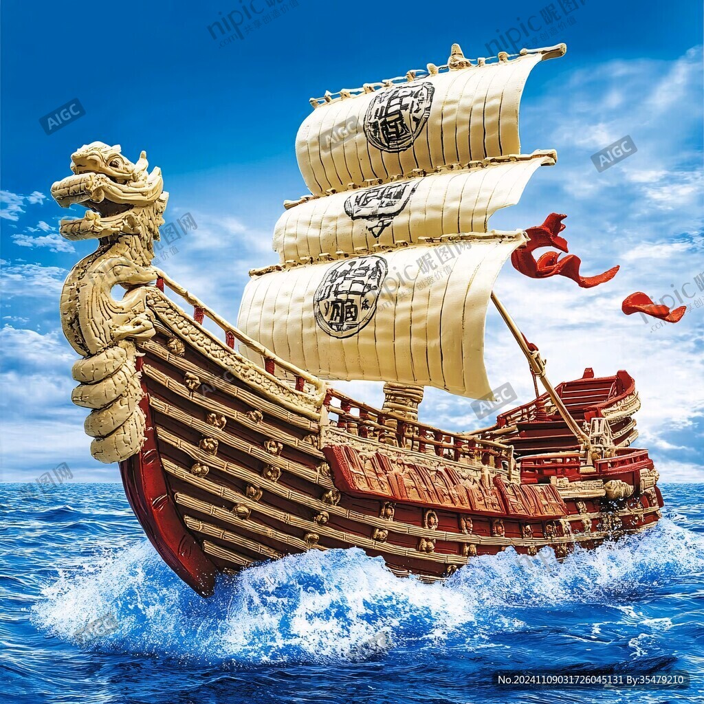 金船海浪财宝船