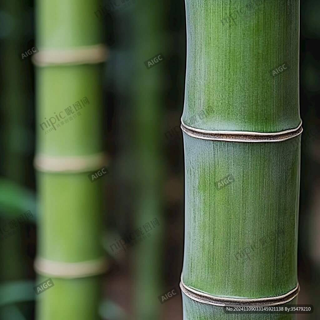 绿色调绿竹