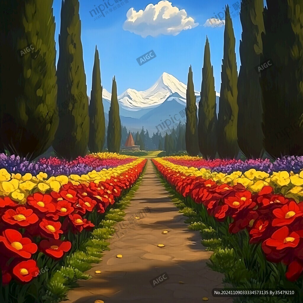 鲜花道路