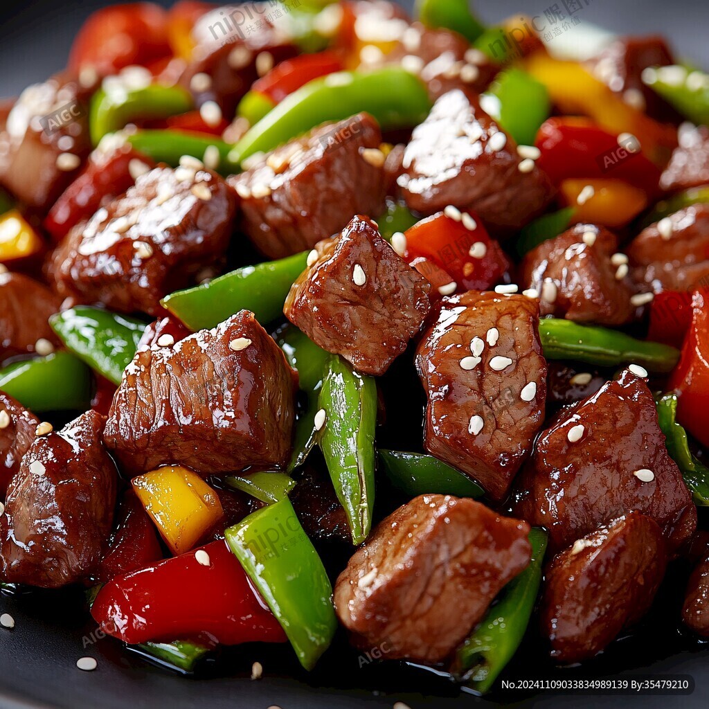 峰巢黑椒牛肉粒