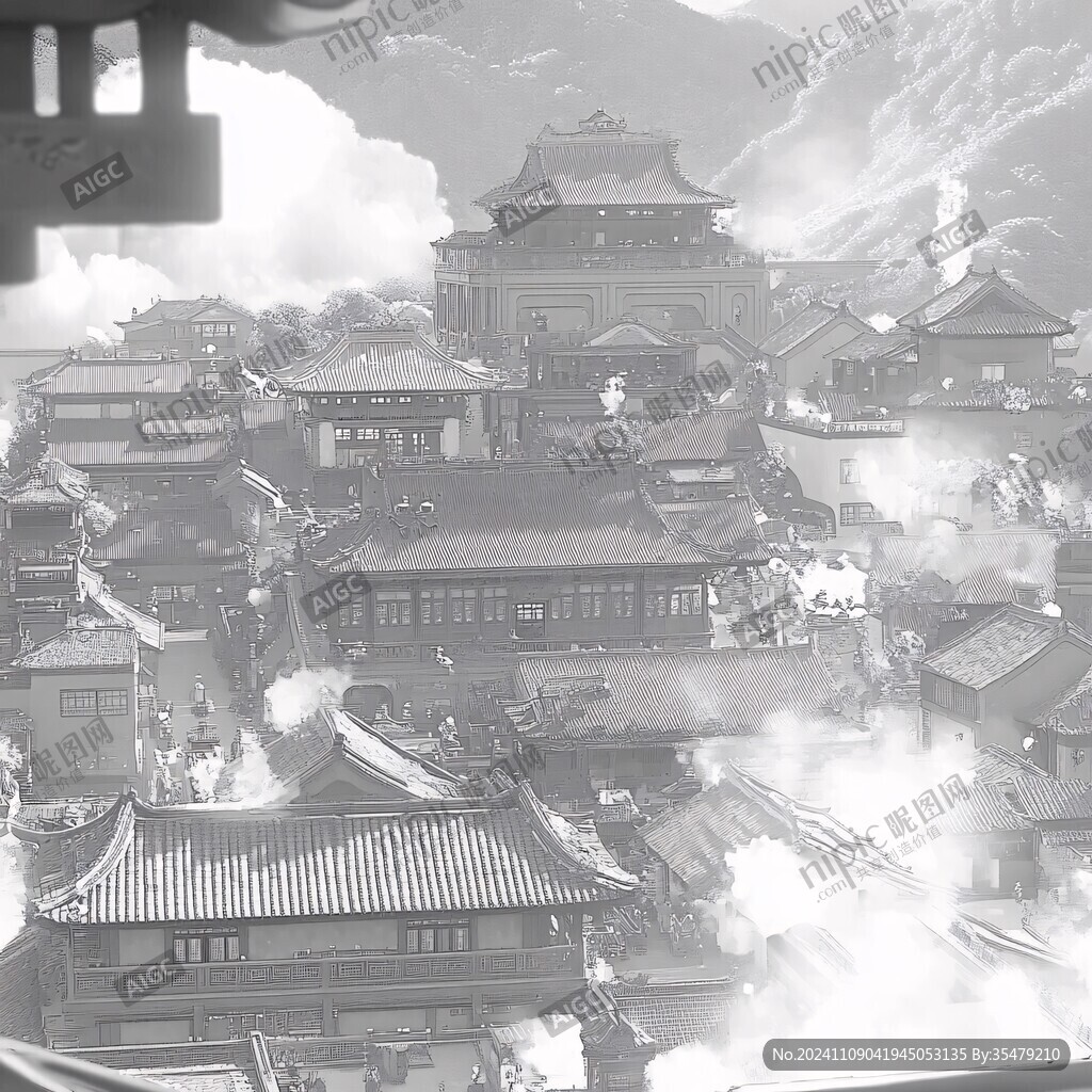 横店插画