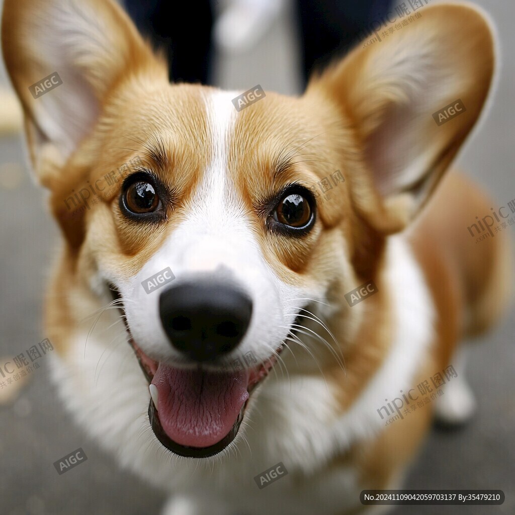 呆萌柯基犬