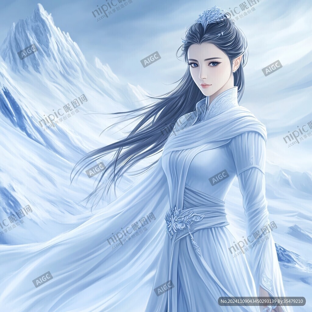 手绘小龙女