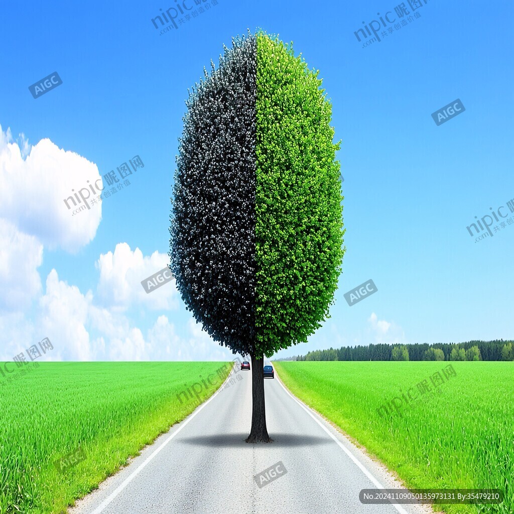 道路树风景