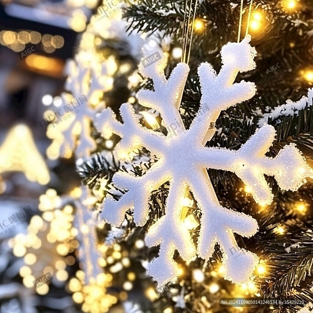 雪花装饰灯