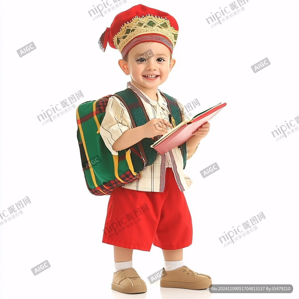 儿童服饰书背包笔盒