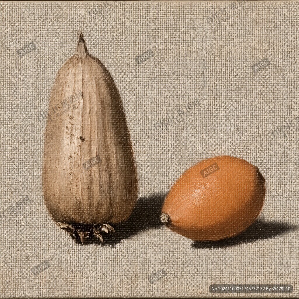 蔬果油画