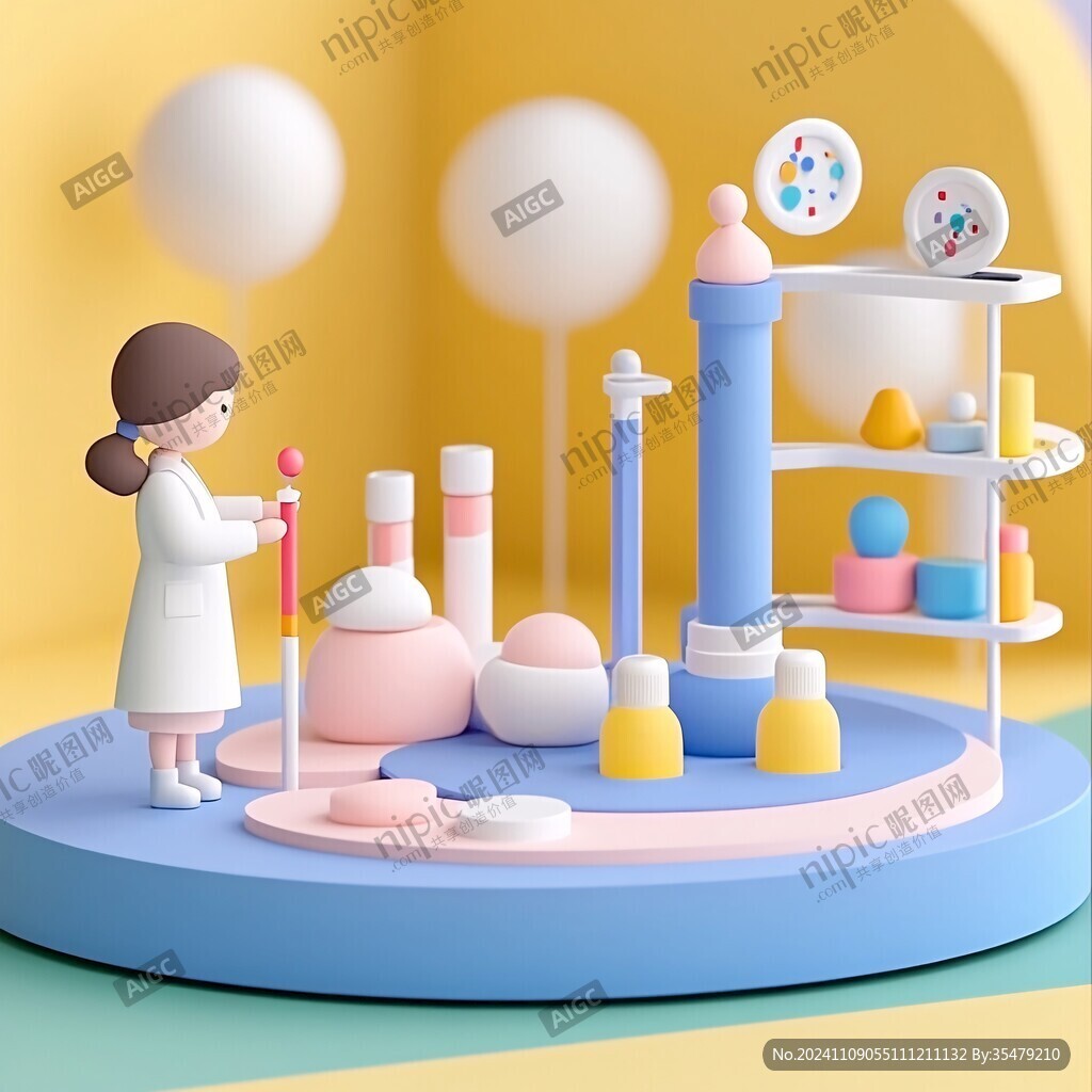 3d立体插画风格