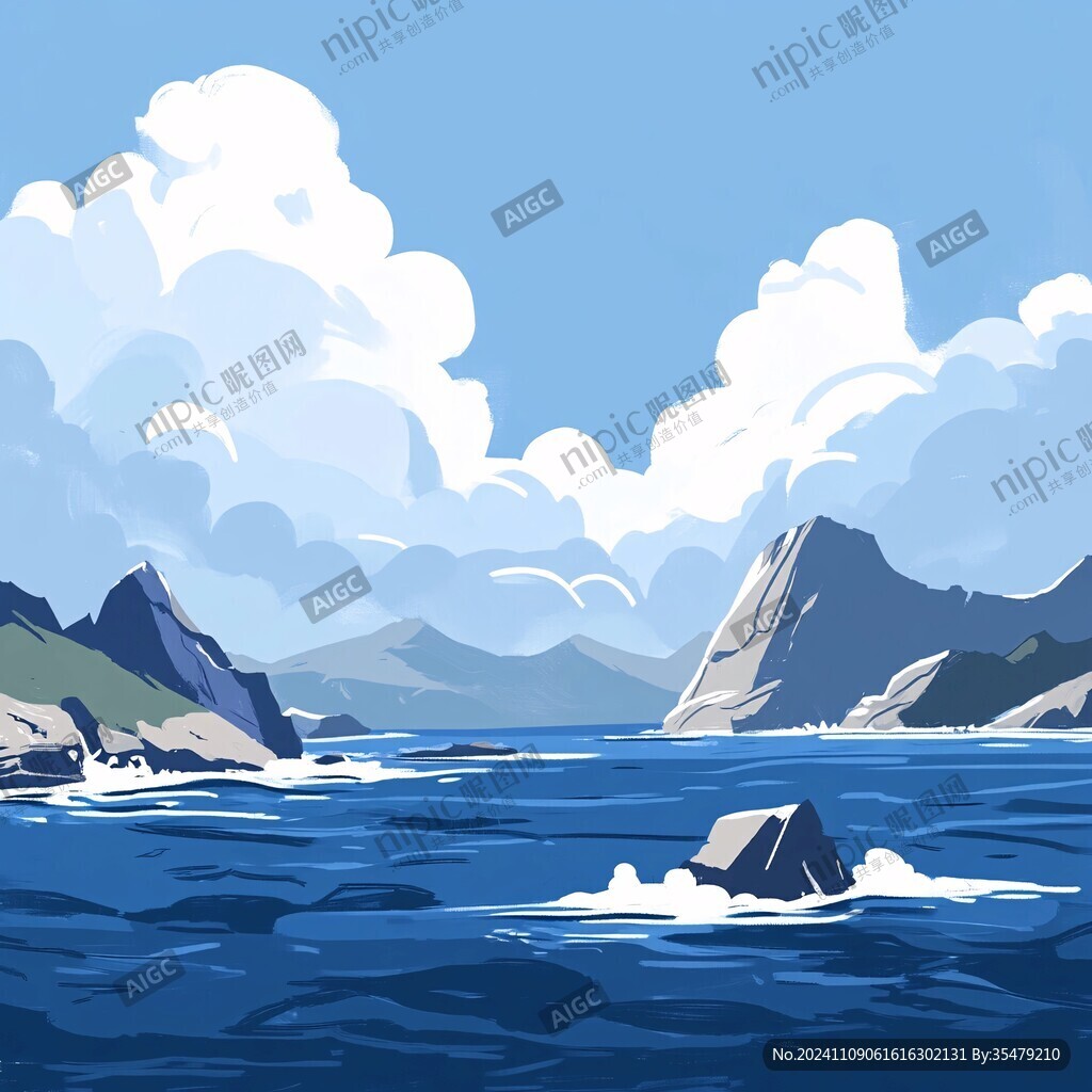 北部沿海插画