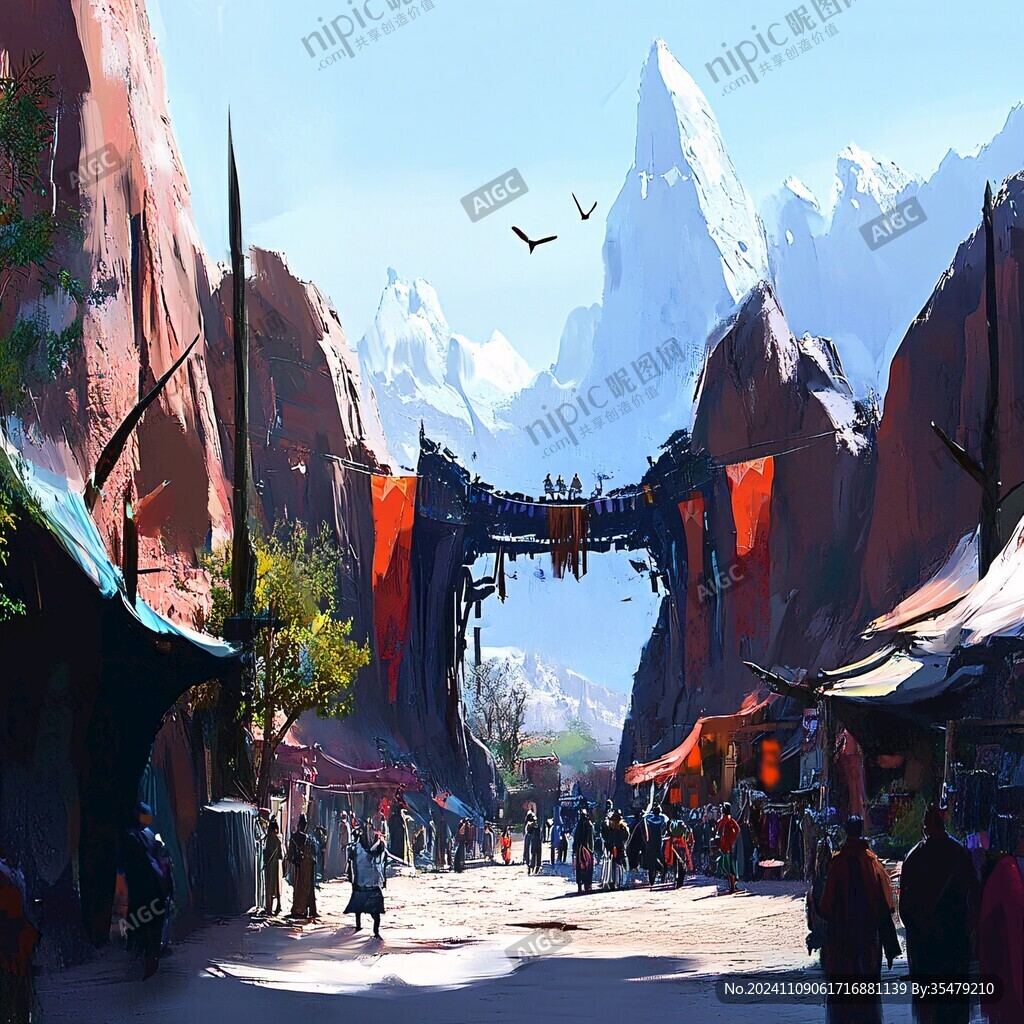 西域城市场景