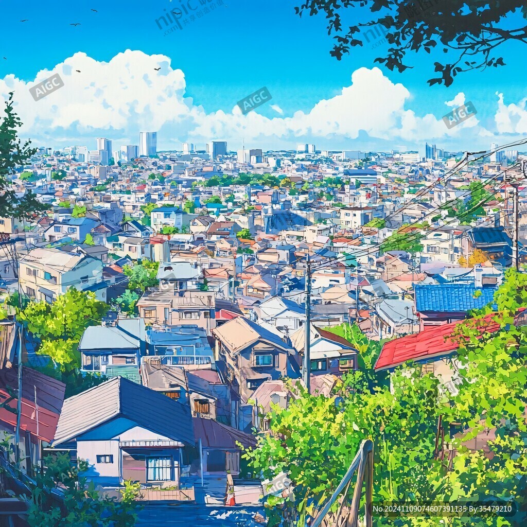 新海诚动漫风装饰画