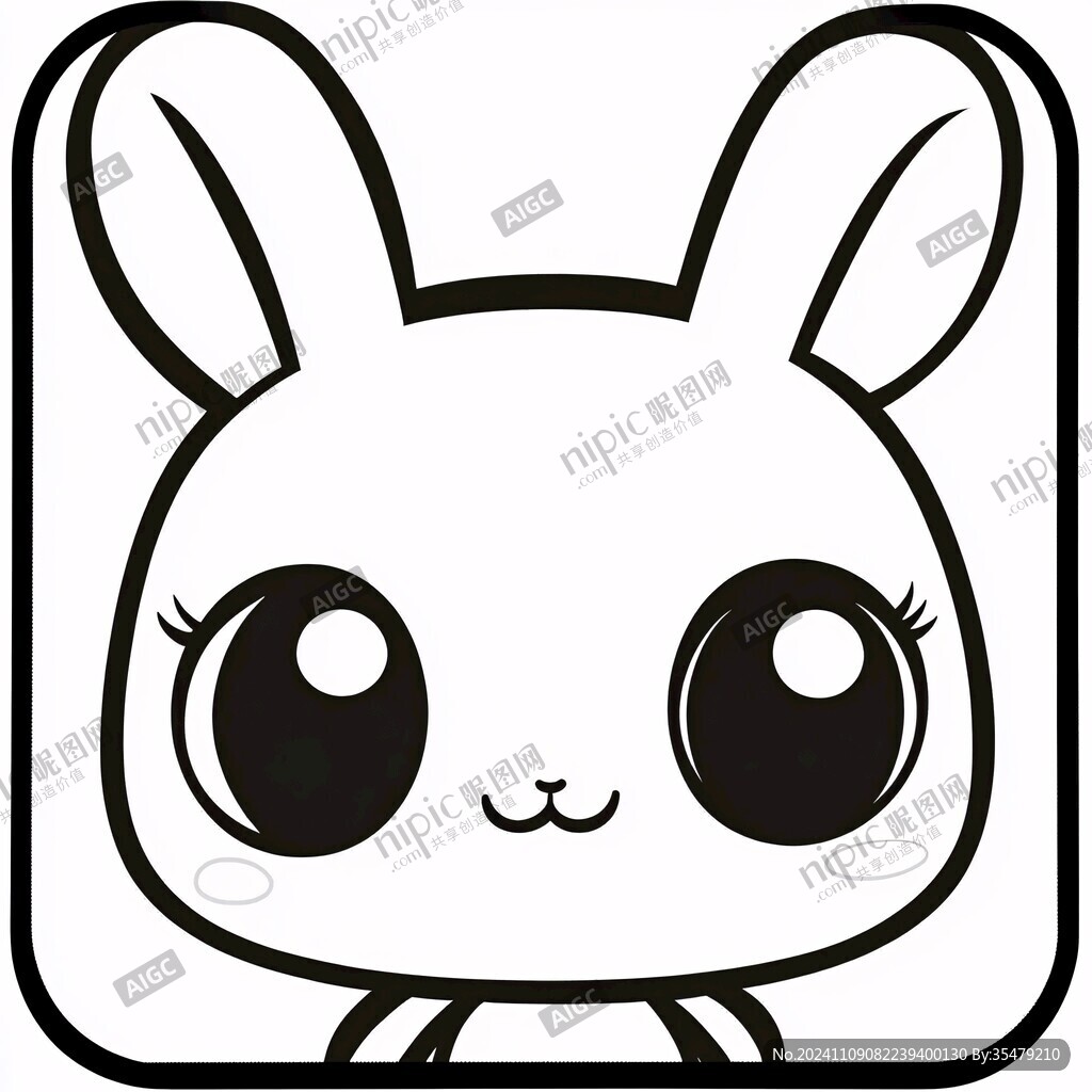小兔头像logo