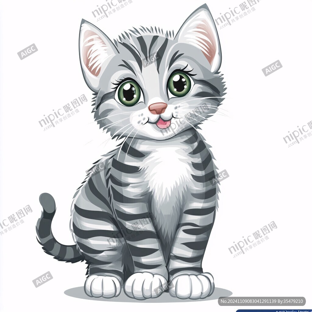 小猫卡通素材