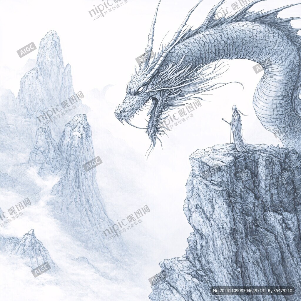 龙年插画手绘