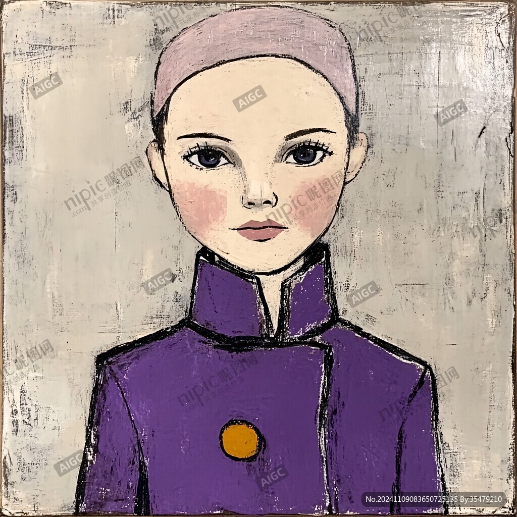 民国女孩插画