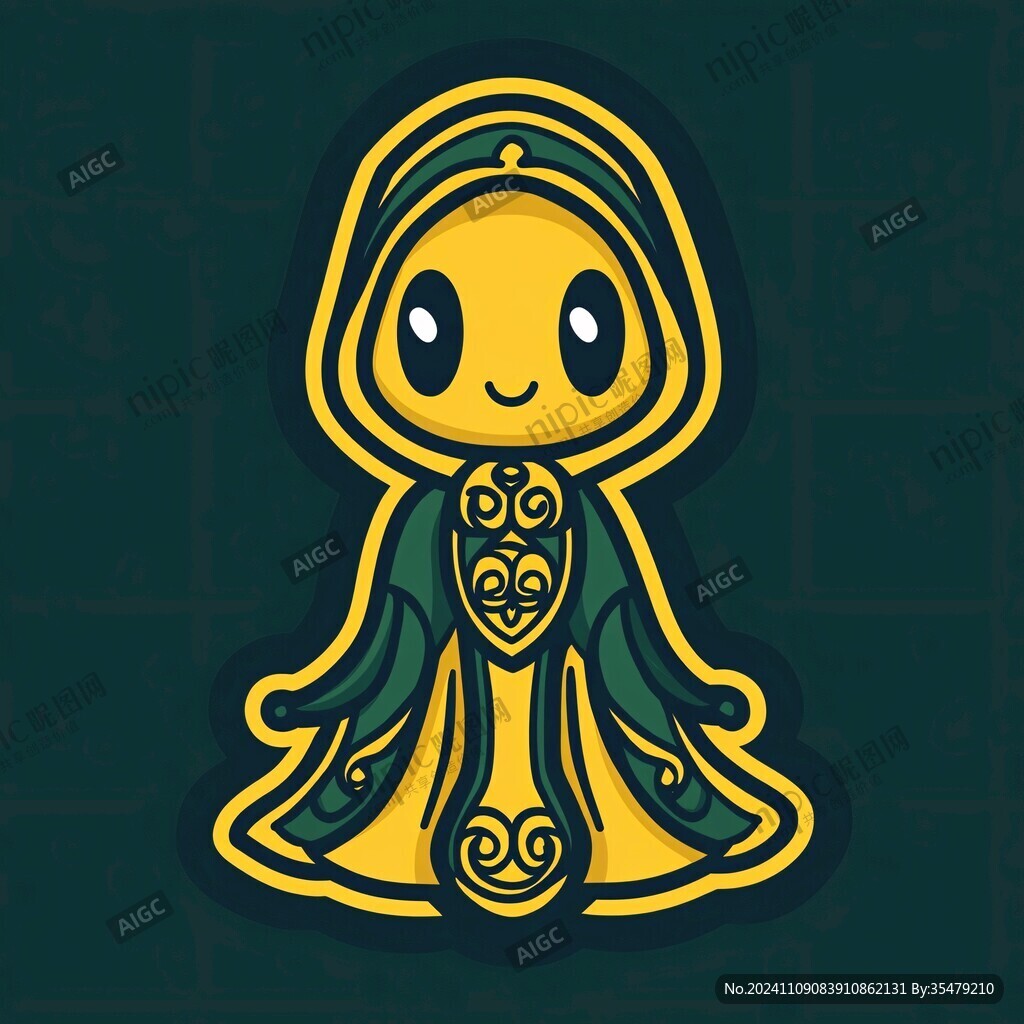 拟人章鱼logo