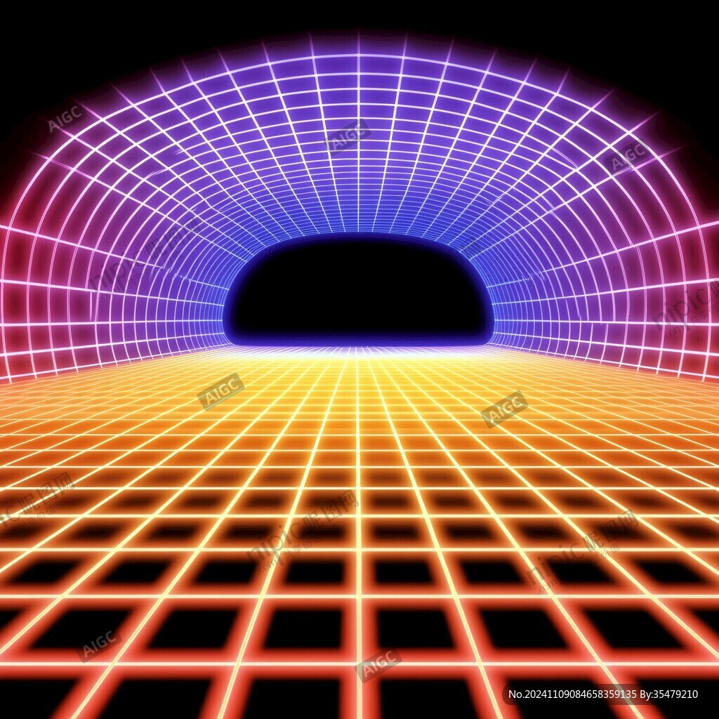 霓虹灯隧道
