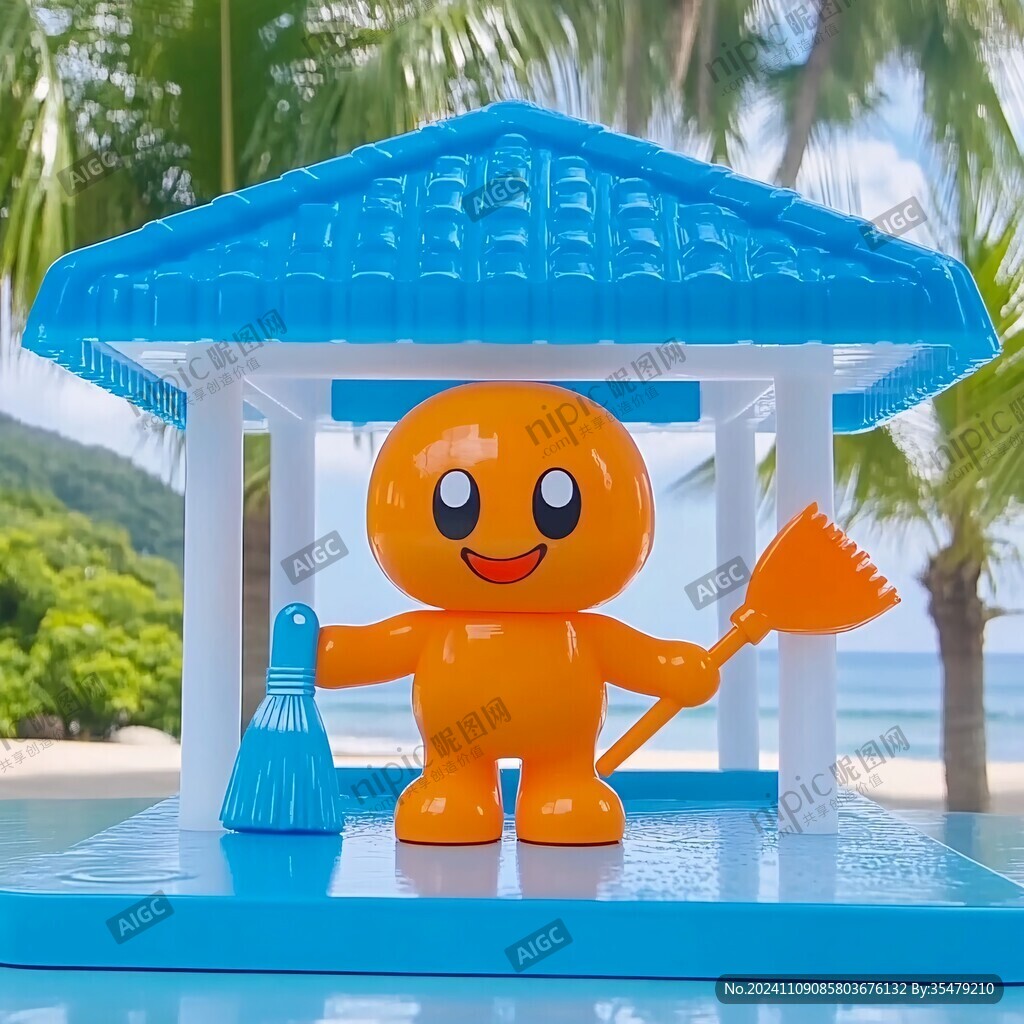 海边夏日游美陈