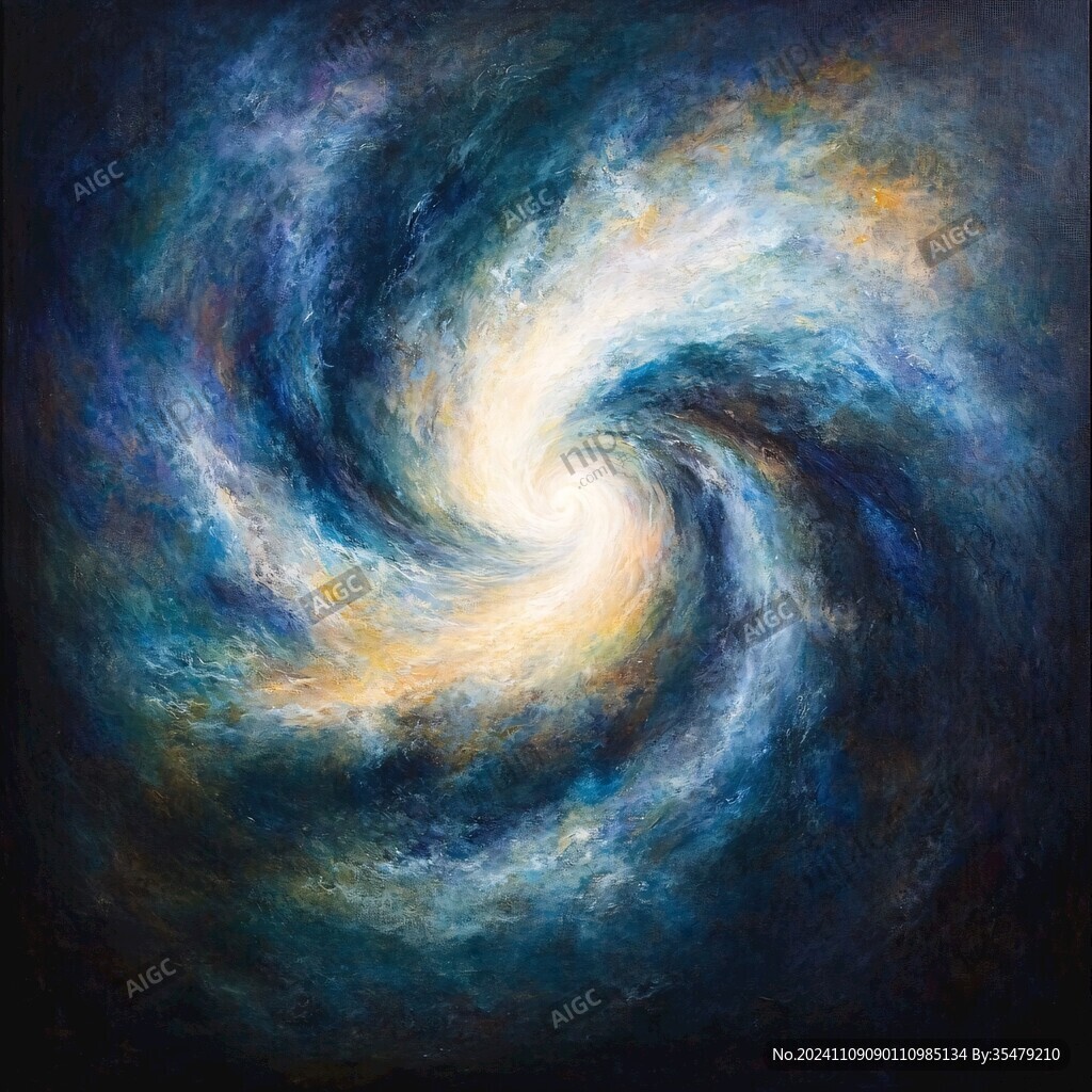 星云漩涡装饰画