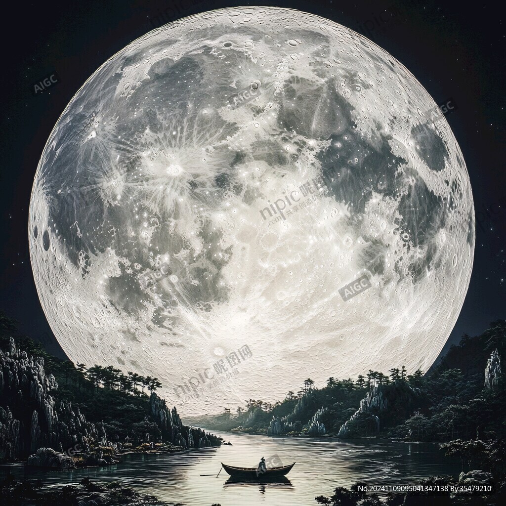 星月河幻想插画