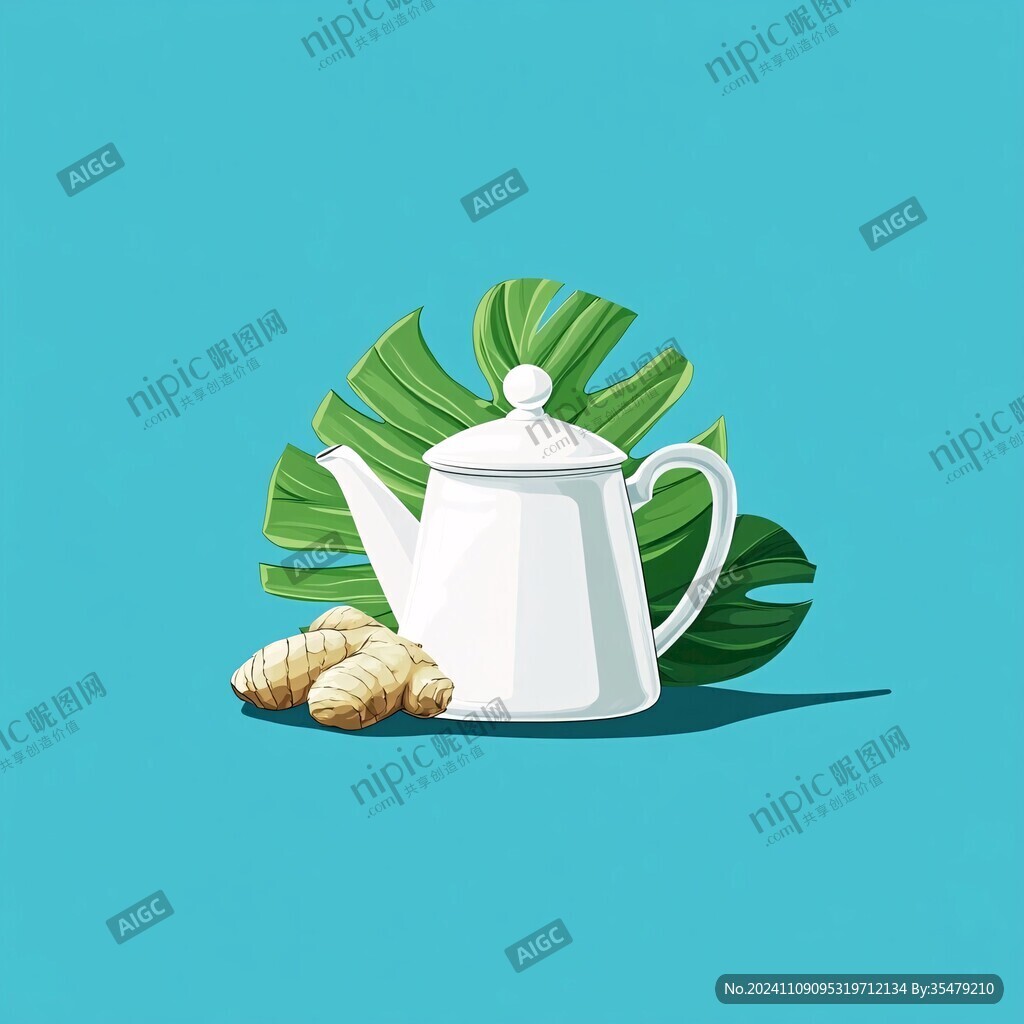 姜茶插画