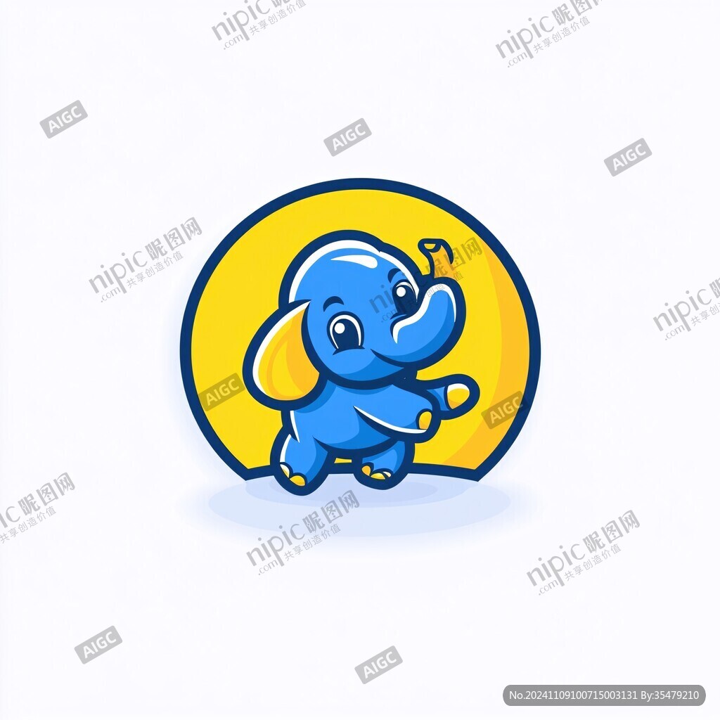 小象主题logo