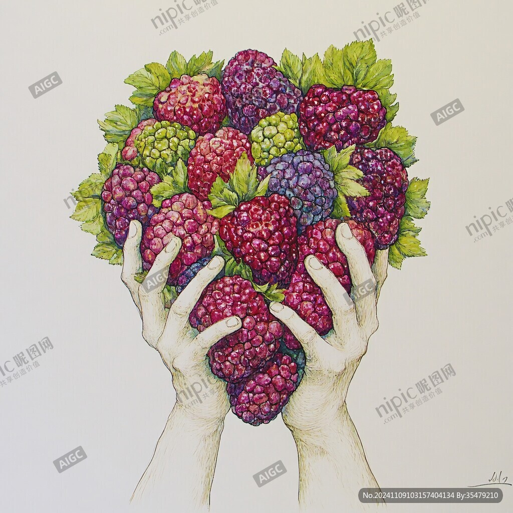 水果创意插画