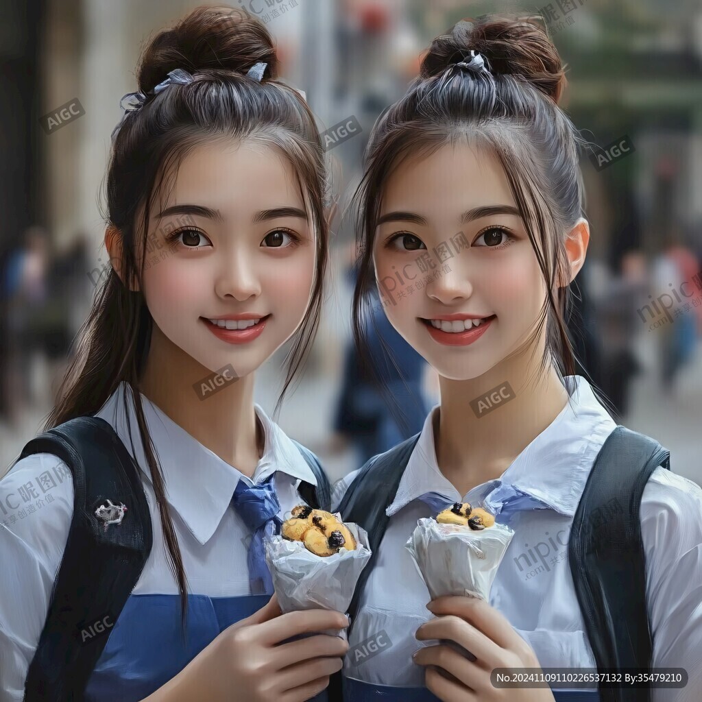 双胞胎姑娘