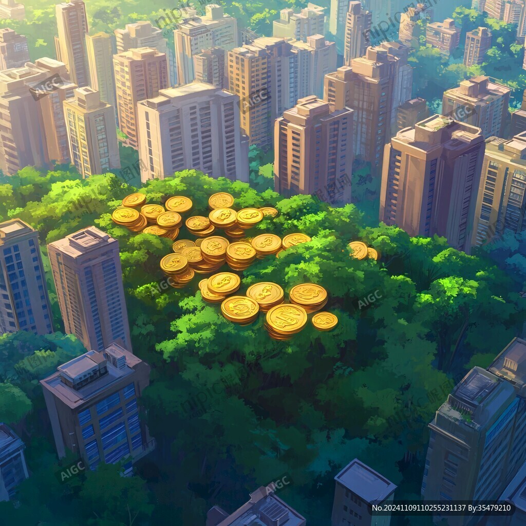 插画市景