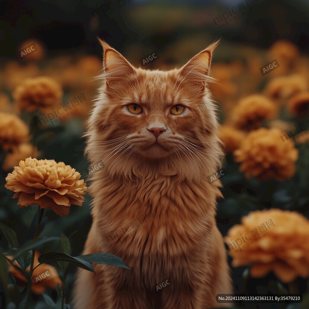 花间小橘猫