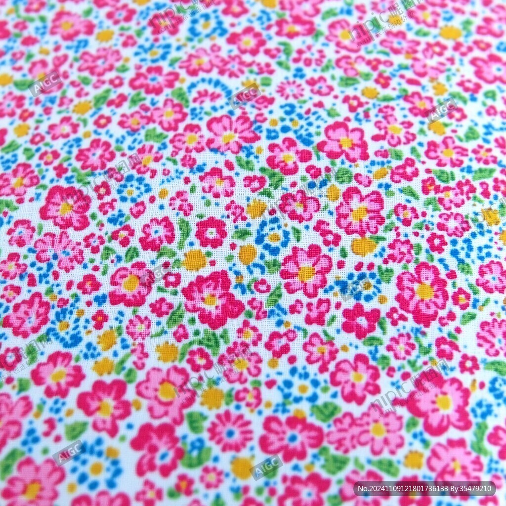 小碎花印花布