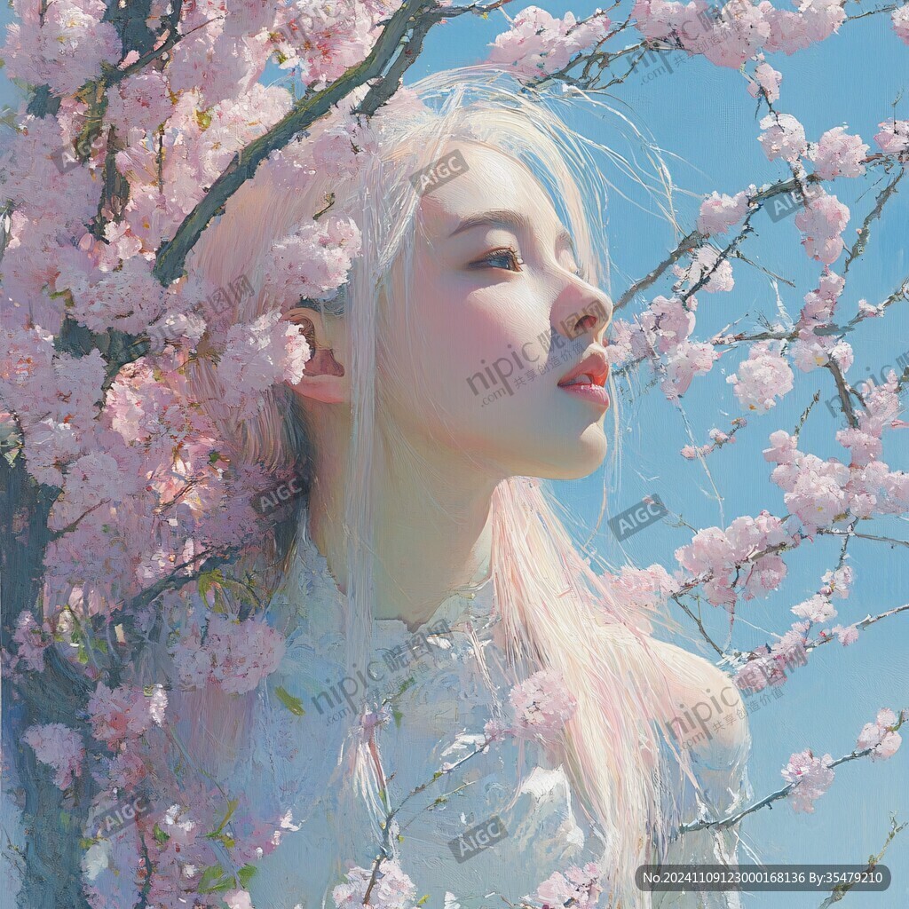 粉色头发少女