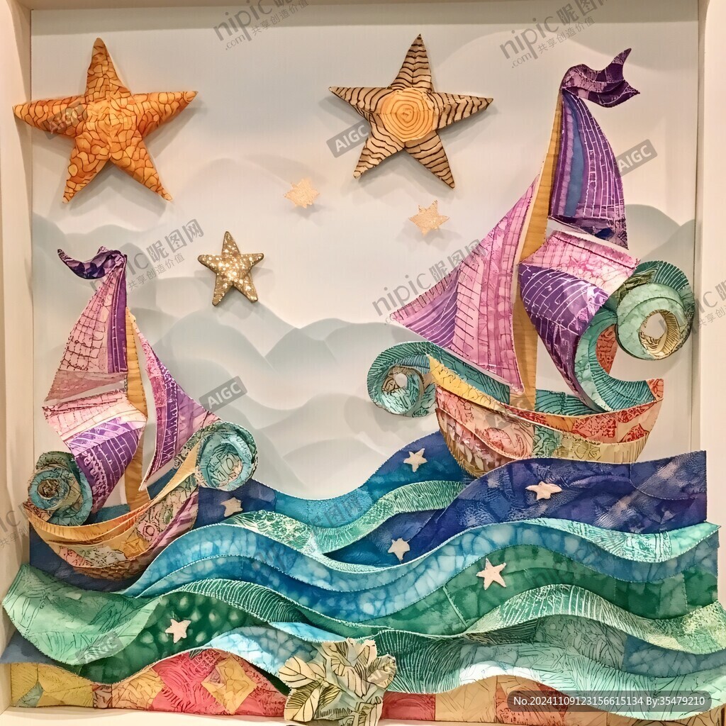 海洋主题立体画