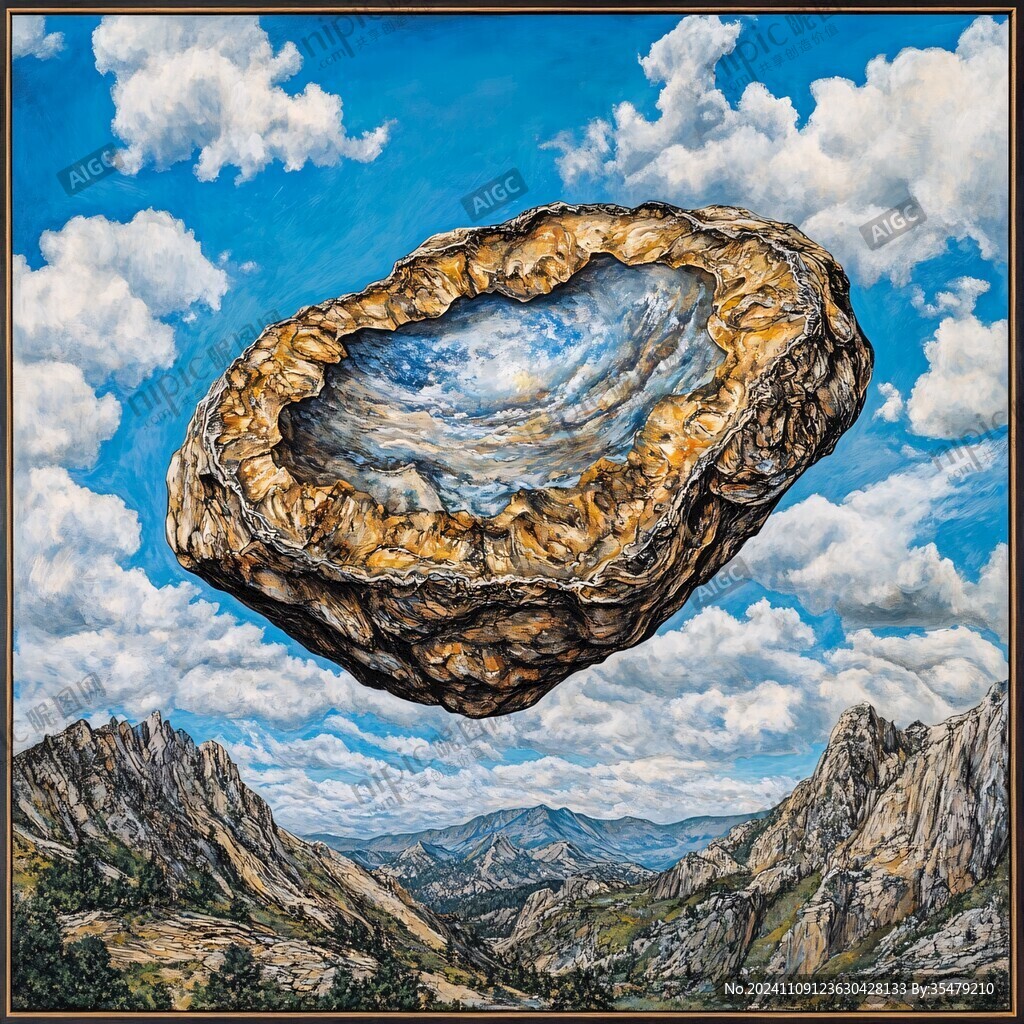岩石立体画