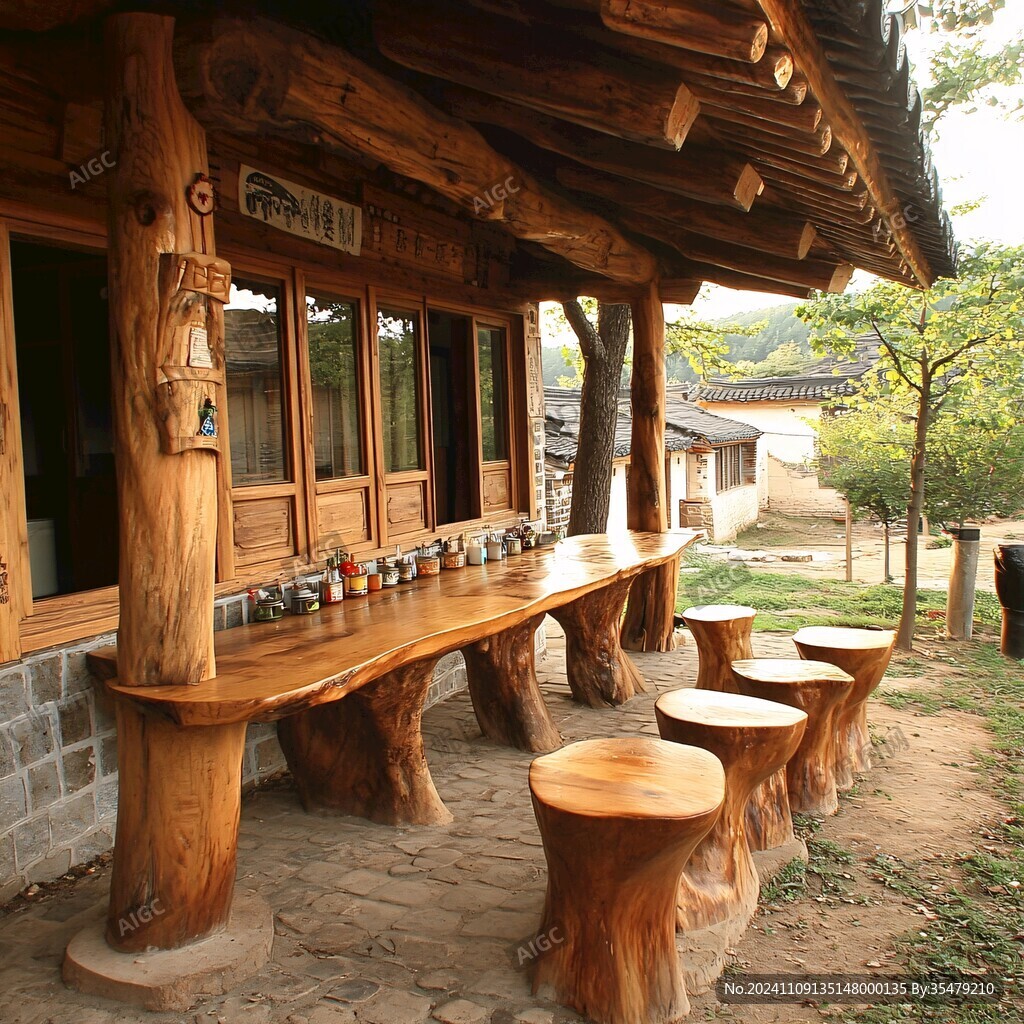 传统乡村韩屋餐厅