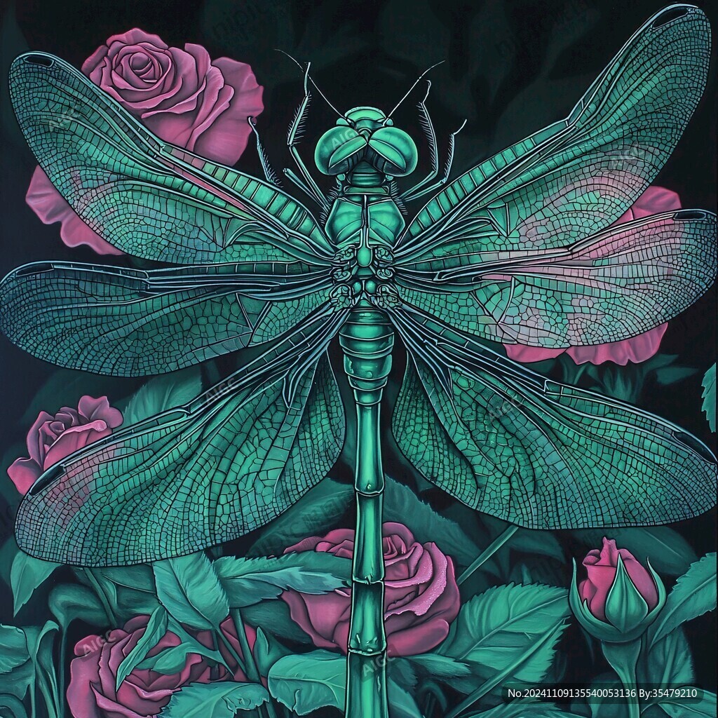 花卉昆虫装饰画