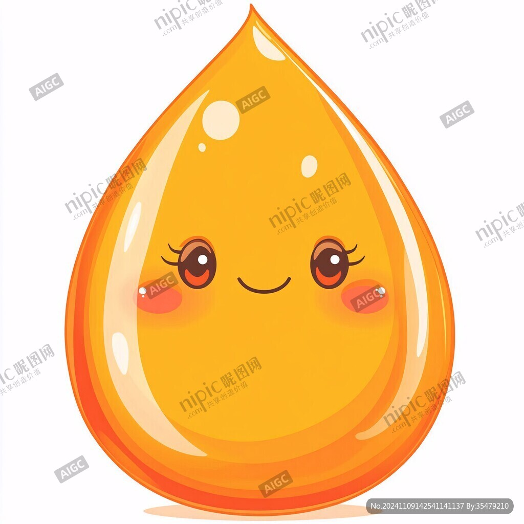 原创卡通小水滴