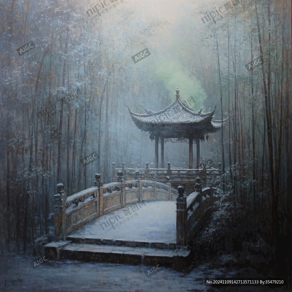 醉翁亭油画