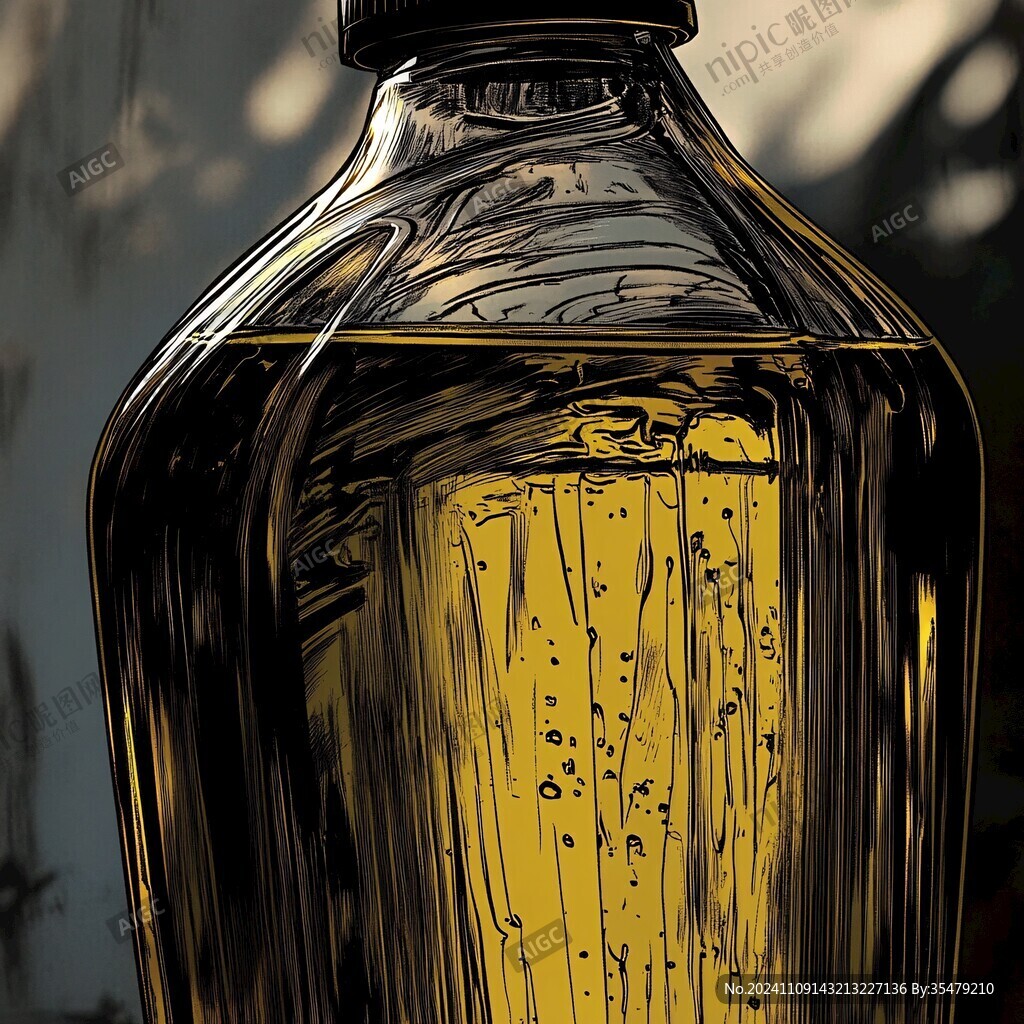 调和油插画