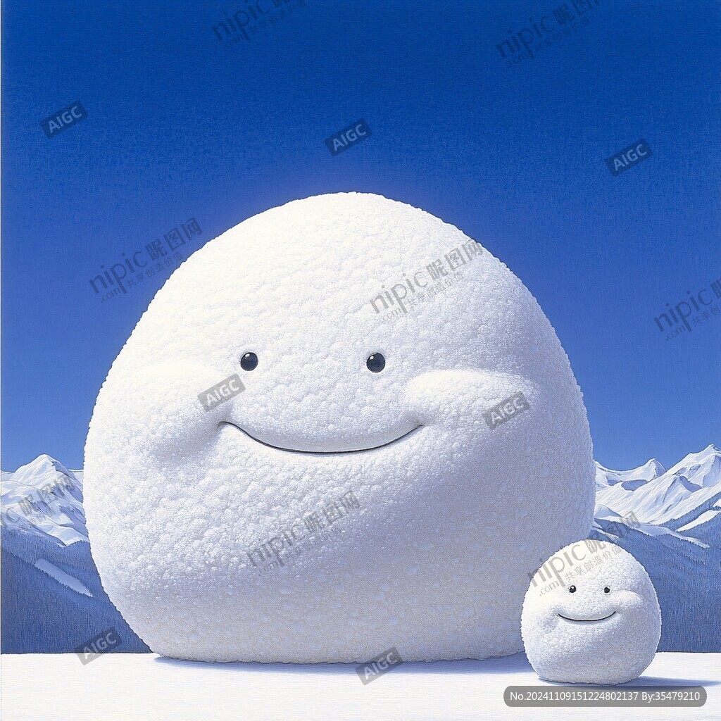 雪人素材下载