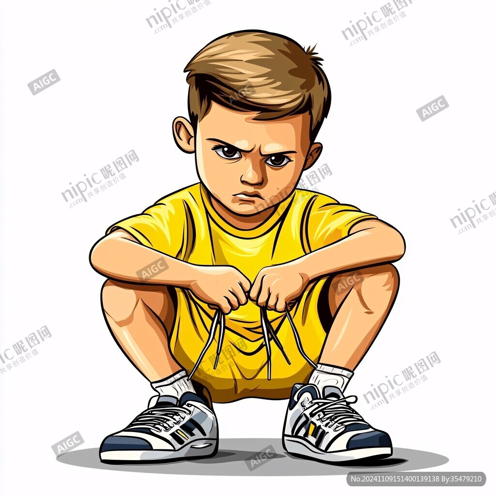 嘻哈男孩卡通形象