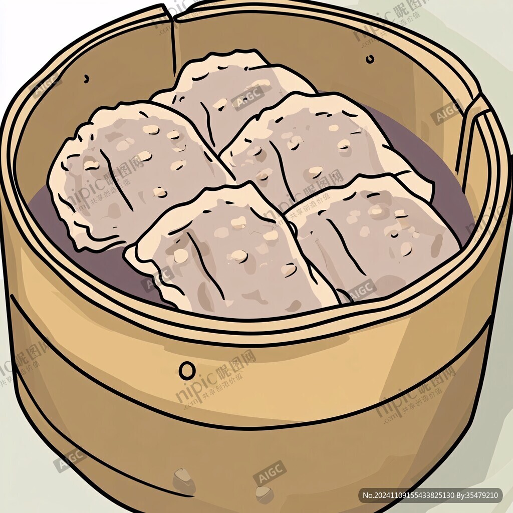 蒸饺卡通
