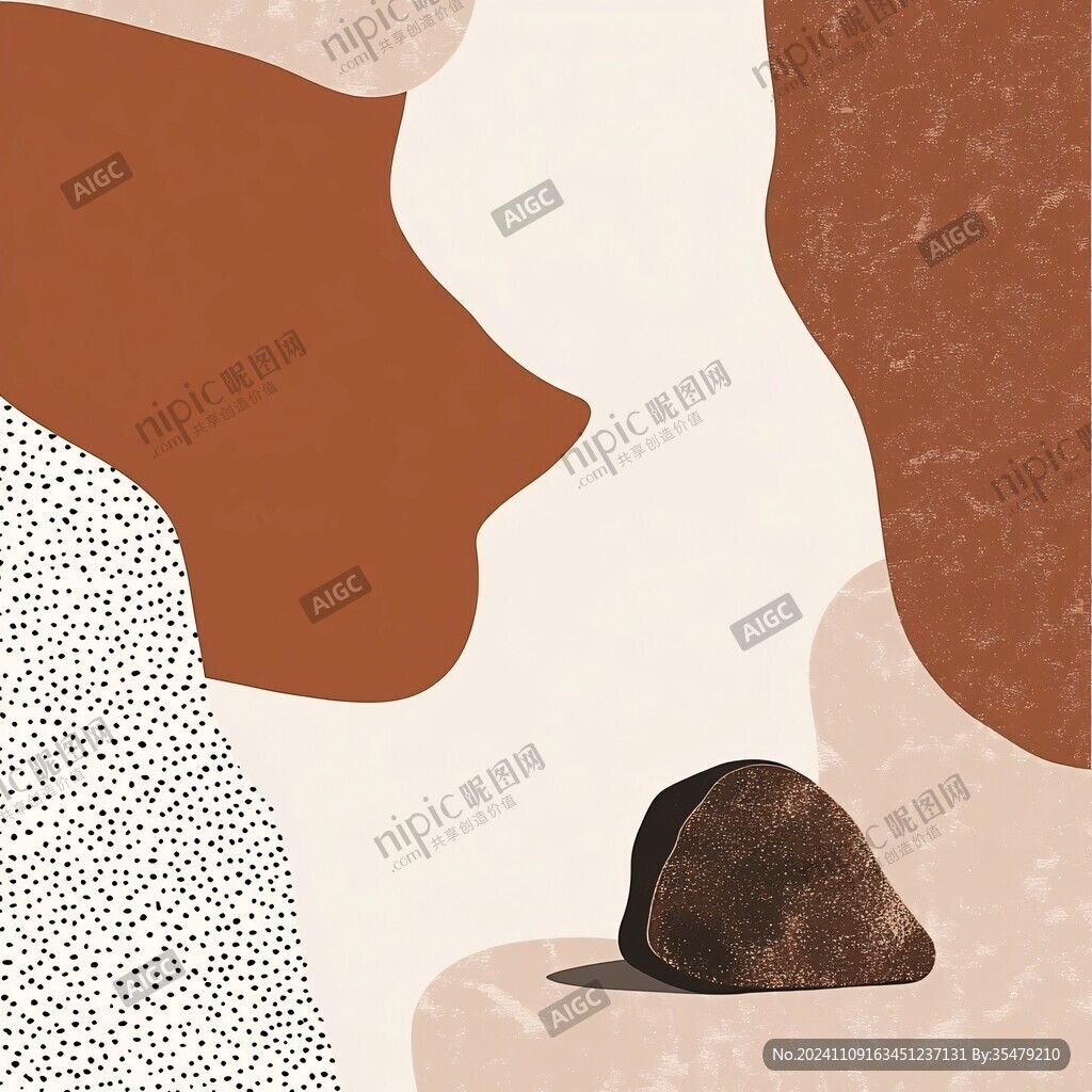 扁平肌理插画