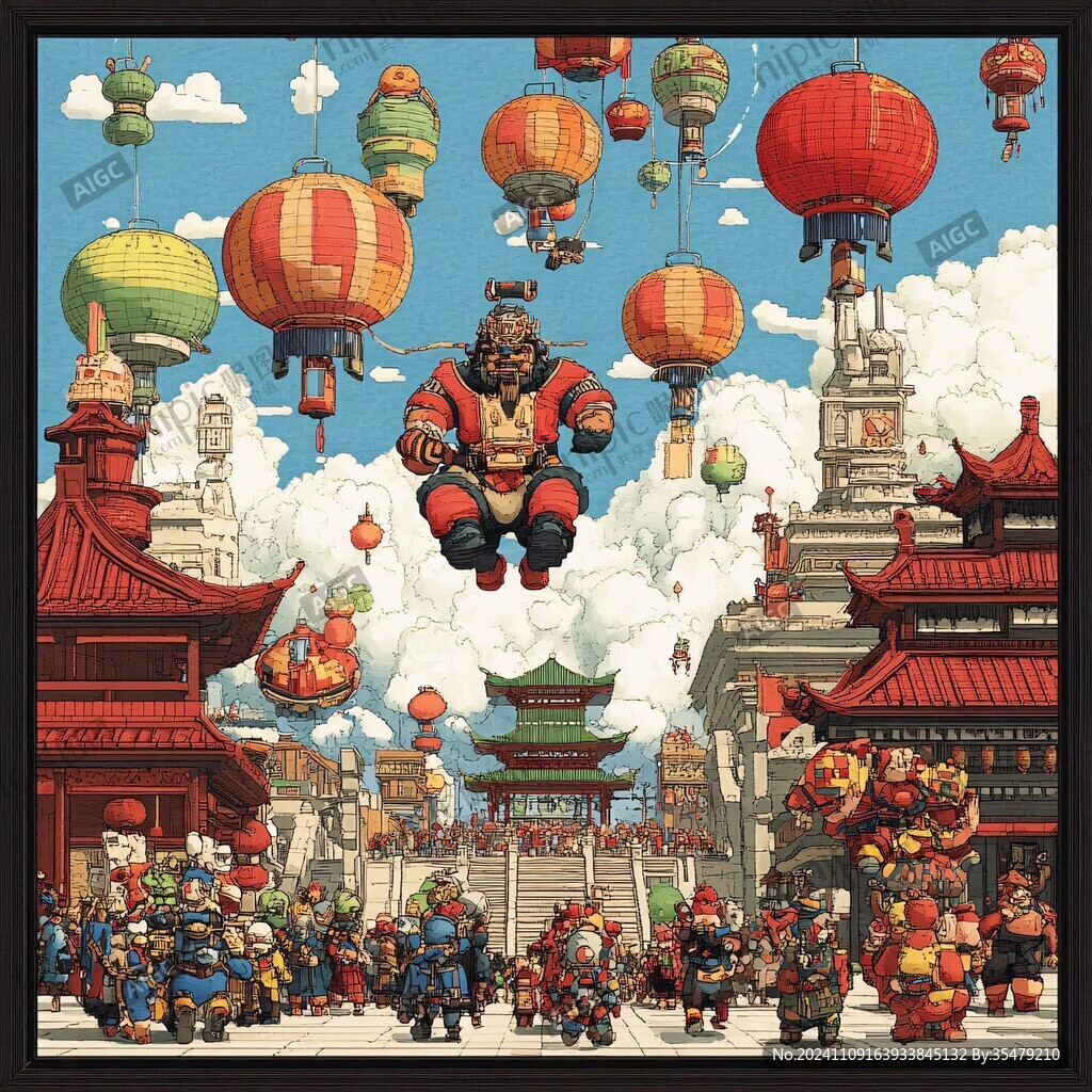 中国城市系列插画设计