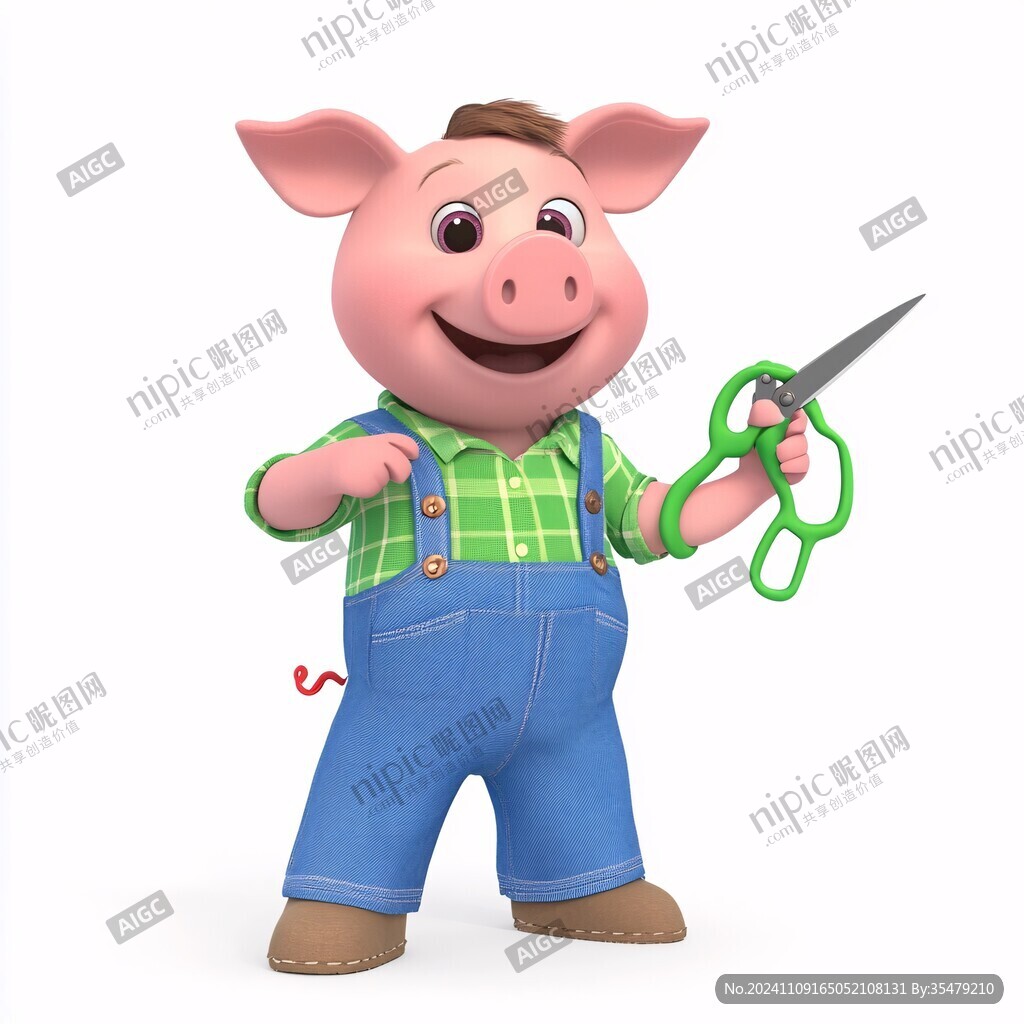 3d卡通插图